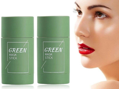YAWI combo of Green Tea Sticks Face Shaping Mask Removing Blackhead face mask Face(80 g)