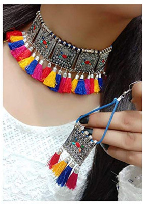 Stop Shop Alloy Multicolor Jewellery Set(Pack of 1)