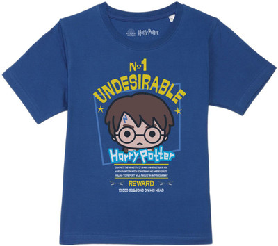 Harry Potter by Wear Your Mind Baby Boys Printed Pure Cotton Regular T Shirt(Multicolor, Pack of 1)
