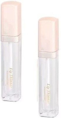 MYEONG GLOSSY FINISH WATER PROOF & LONG LASTING TRANSPARENT CHARM LIP GLOSS pack of two(12 ml, TRANSPARENT)