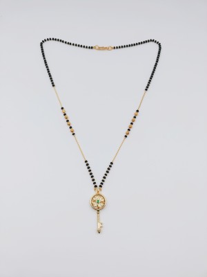 SUKAI JEWELS Key Rotating Design Stylish Latest Daily work wear Mangalsutra for Women Brass, Alloy Mangalsutra