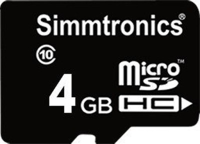 SIMMTRONICS HC 4 GB MicroSD Card Class 10 48 MB/s Memory Card