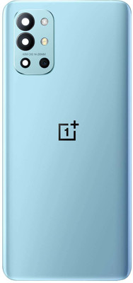 Purplesavvy OnePlus 9R (GLASS) With Camera Ring Lens Back Panel(Lake Blue)