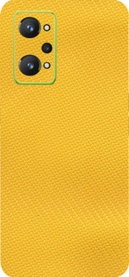 BugguSkin Realme Gt Neo 2 5G Mobile Skin(Ultra Super Yellow Carbon Fiber Skin With High Matte Finish.)