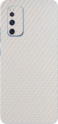 AsSkin Vivo V19 Mobile Skin(Ultra Super White Carbon Fiber With High Matte Finish..)