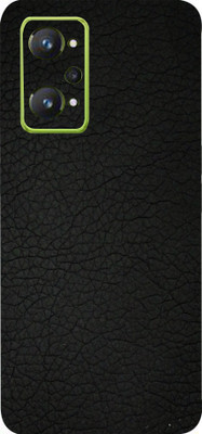 BUGGU Realme Gt Neo 2, Realme gt neo 2 Mobile Skin(Ultra Super Black Leather Skin With High Matte Finish.)