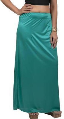 Online Generation Rama Green Petticoat_saree Satin Blend Petticoat(Free)