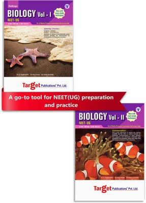 NEET UG Challenger Biology Books Vol 1 And 2 Combo For 2021 Medical Entrance Exam | Chapterwise MCQs With Solutions | Question Papers With Answer Key | Model Papers For Practice | Best Study Material For NEET Preparation (Paperback, Content Team At Target Publications)(Paperback, Content Team at Tar