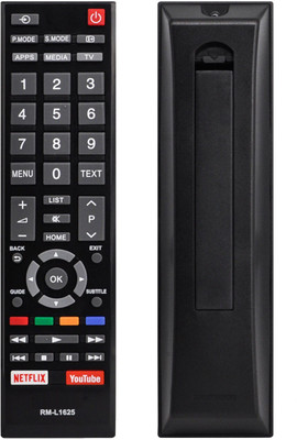 Ehop RM-L1625 Universal Remote Control For Smart LCD LED TV Toshiba Remote Controller(Black)