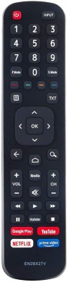 hybite EN2BX27V Remote Control Replacement for VU FHD HD Android Smart TV (Exactly Same Remote Will Only Work) Vu Led Tv Remote Controller(Black)