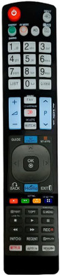 Akshita UN85-3D TV Compatible For 3D Magic Smart TV Any LCD LED UHD 4K Remote Control LG Remote Controller(Black)