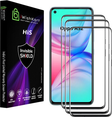 iWishKart Edge To Edge Screen Guard for Oppo A52(Pack of 3)