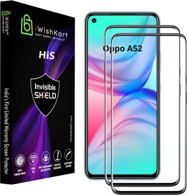 iWishKart Edge To Edge Screen Guard for Oppo A52(Pack of 2)
