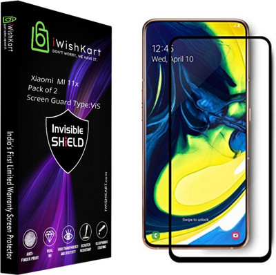 iWishKart Edge To Edge Screen Guard for MI 11x, Xiaomi MI 11x(Pack of 2)