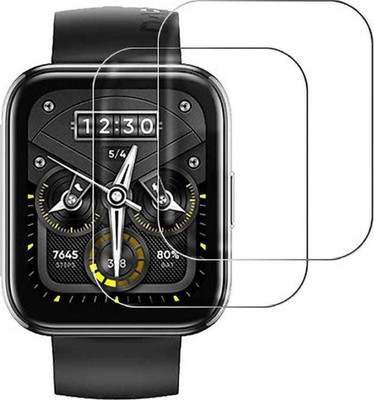 DOWRVIN Edge To Edge Tempered Glass for Realme Watch 2 Pro Smart Watch(Pack of 2)