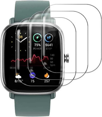 DOWRVIN Edge To Edge Tempered Glass for Amzfit GTS 2 Mini SMARTWATCH SCREEN GUARD(Pack of 3)