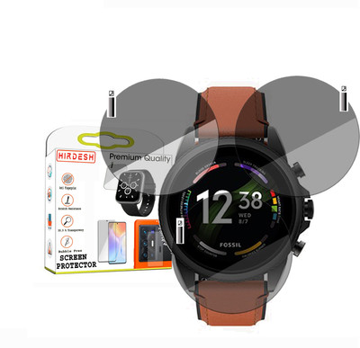 hirdesh Screen Guard for FOSSIL GEN 6 SMARTWATCH(Pack of 3)