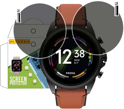 hirdesh Screen Guard for FOSSIL GEN 6 SMARTWATCH(Pack of 2)
