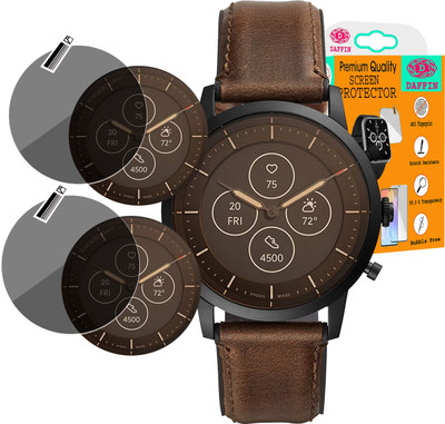 daffin Screen Guard for FOSSIL Collider Hybrid HR Smartwatch(Pack of 2)