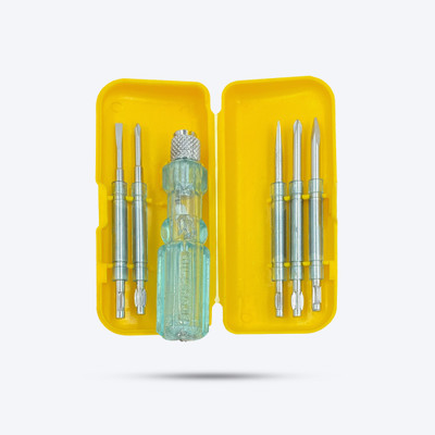 Hillgrove HGSCM1 5in1 Repair Screw driver Tool Kit Combination Screwdriver Set Hand Tool Kit(1 Tools)