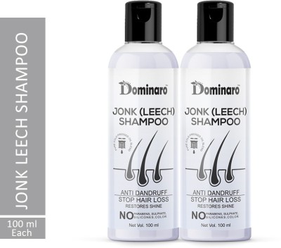 Dominaro Jonk (leech) Shampoo For Control Hair Fall & Fast Regrowth Shampoo Pack of 2(200 ml)