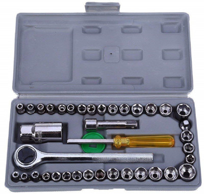 REWIRE 40 Pc Best Quality Socket Tool Kit Socket Set(Pack of 40)