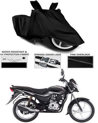 KEDIT Two Wheeler Cover for Bajaj(ComforTec, Black)