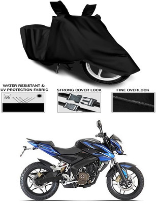 KEDIT Two Wheeler Cover for Bajaj(Pulsar 200 NS DTS-i, Black)