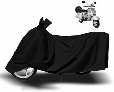 THE REAL ARV Waterproof Two Wheeler Cover for Bajaj(Chetak, Black)
