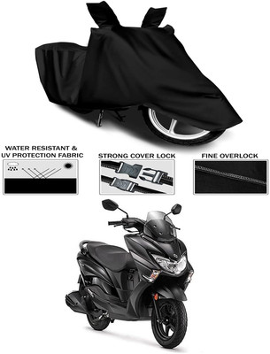 KEDIT Waterproof Two Wheeler Cover for Suzuki(Burgman Street, Black)