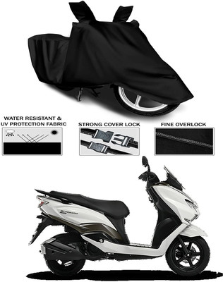 KEDIT Waterproof Two Wheeler Cover for Suzuki(Burgman Street 125, Black)
