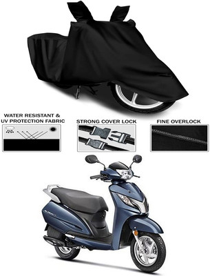 KEDIT Two Wheeler Cover for Universal For Bike(Activa 125, Black)