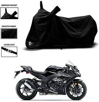 THE REAL ARV Waterproof Two Wheeler Cover for Kawasaki(Ninja 1000, Black)