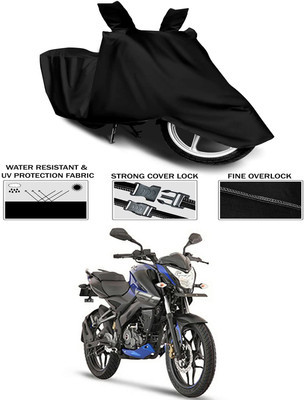 KEDIT Two Wheeler Cover for Bajaj(Pulsar 160 NS DTS-i, Black)