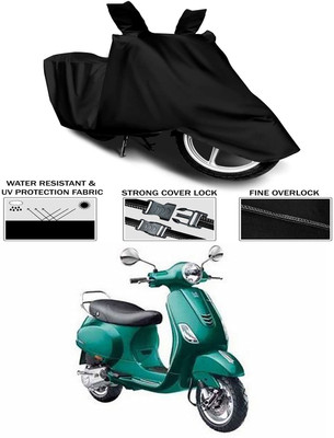 KEDIT Waterproof Two Wheeler Cover for Vespa(Vespa VXL, Black)
