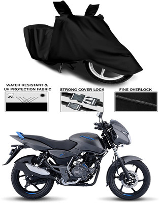 KEDIT Waterproof Two Wheeler Cover for Universal For Bike(Pulsar 125, Black)