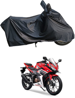 THE REAL ARV Waterproof Two Wheeler Cover for Honda(CBR 1000RR, Black)