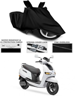 KEDIT Waterproof Two Wheeler Cover for TVS(iQube, Black)