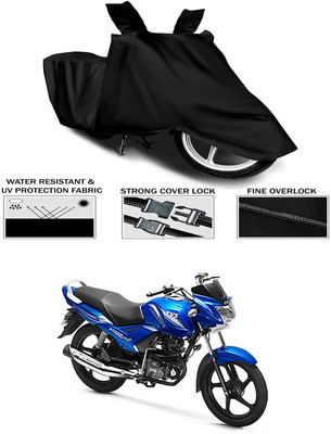 KEDIT Waterproof Two Wheeler Cover for TVS(Star City, Black)