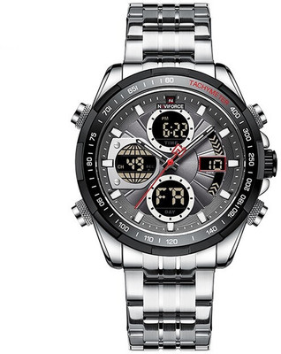 NAVIFORCE NF9197-SB NF9197 Analog-Digital Watch  - For Men