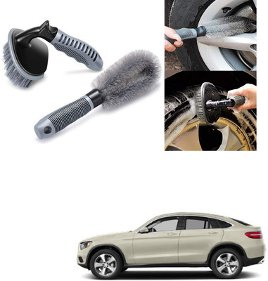 AuTO ADDiCT COMBO OF CAR WHEEL AND ALLOY CLEANER BRUSH FOR MERCEDES BENZ GLE Couple 200 g Wheel Tire Cleaner(Pack of 2)