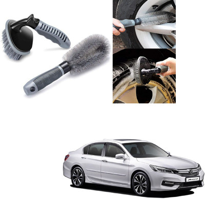 AuTO ADDiCT COMBO OF CAR WHEEL AND ALLOY CLEANER BRUSH FOR HONDA Accord 200 g Wheel Tire Cleaner(Pack of 2)