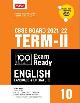 Class 10-100 Percent Exam Ready Cbse Board Term 2 Chapter-Wise Question Bank English Language & Literature(English, Paperback, unknown)