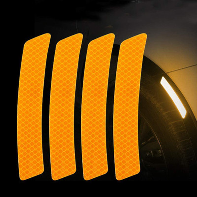 Allure Auto Sticker & Decal for Car & Bike(Yellow)