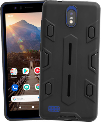 VAKIBO Back Cover for JioPhone Next 4G(Black, Grip Case, Pack of: 1)