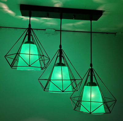 PR Prashant Pendant Lamp Ceiling Lamp(Green)
