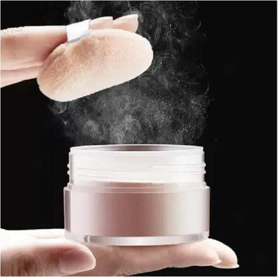 Neycare Long-lasting Coverage Setting Loose Powder Compact(IVORY, 15 g)
