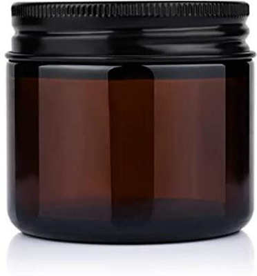 JARBAZAAR Glass Utility Container  - 100 ml(Pack of 12, Brown)