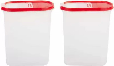 Flipkart SmartBuy Plastic Utility Container  - 2.4 L(Pack of 2, Red)