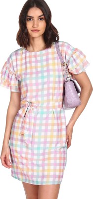 SUGR Women Shift Multicolor Dress